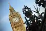 Close up of Big Ben clocktower at Westminster