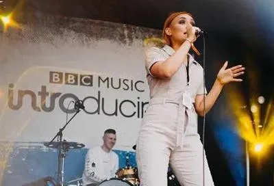 Performer on stage