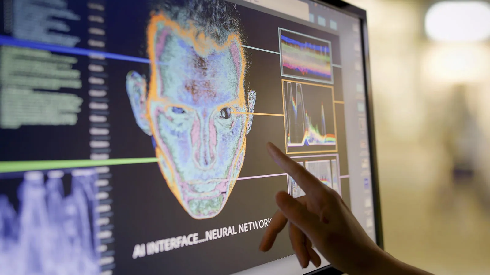 AI Interface Neural Network screen