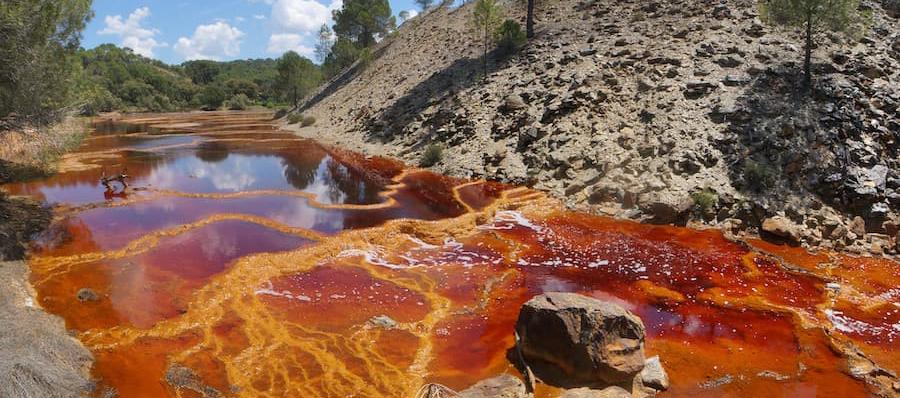 River pollution from mining